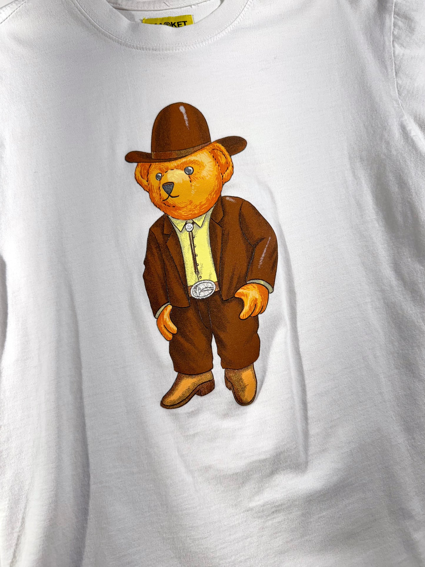 Vintage MARKET Cowboy Bear Graphic T-Shirt Animal Western