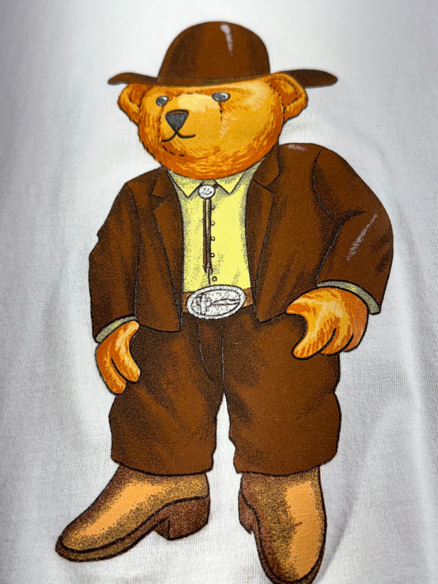 Vintage MARKET Cowboy Bear Graphic T-Shirt Animal Western