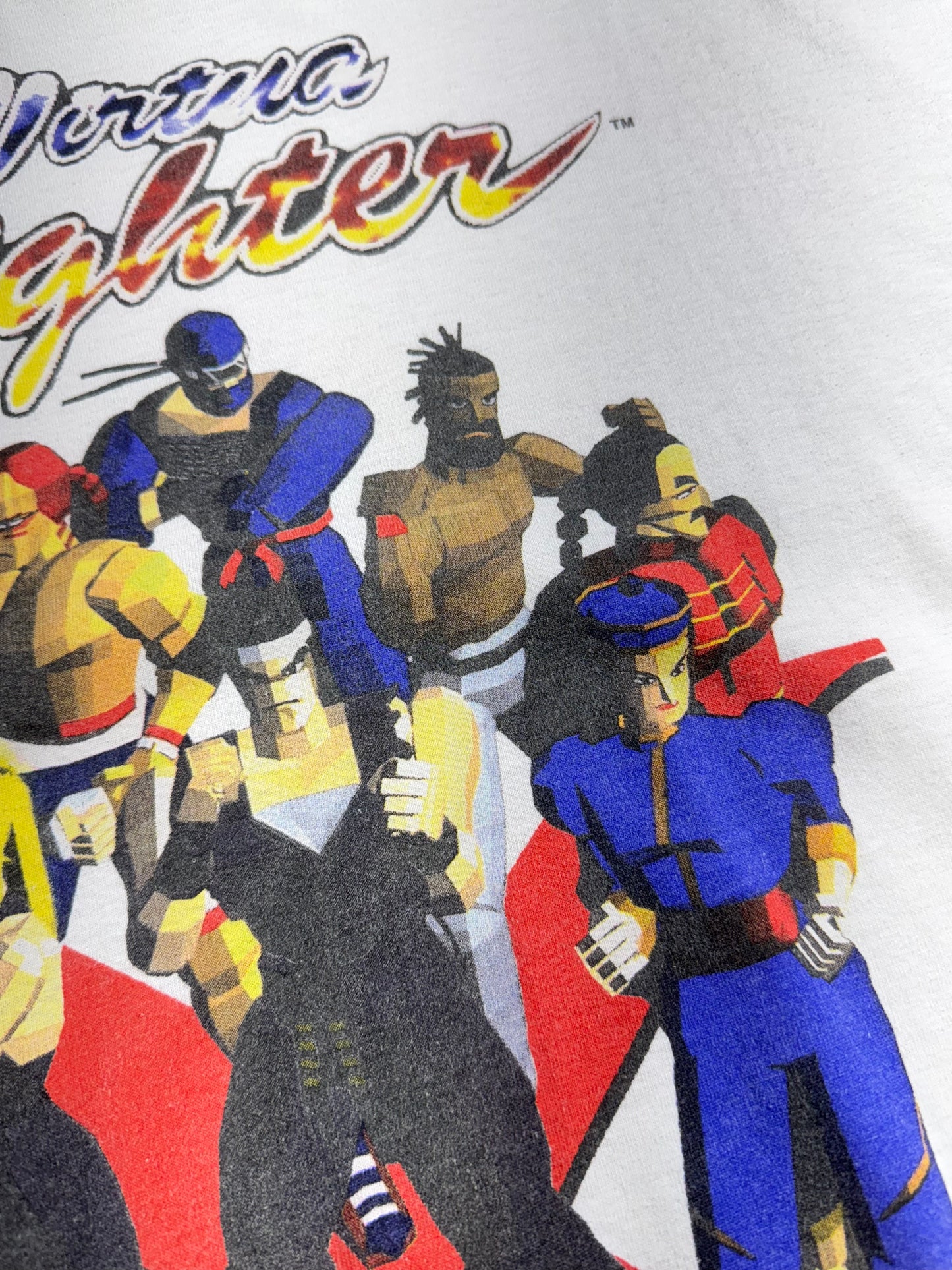 Vintage 1995 Virtua Fighter Sega Genesis Video Game Promo T-shirt Made In USA Single Stitch Rare