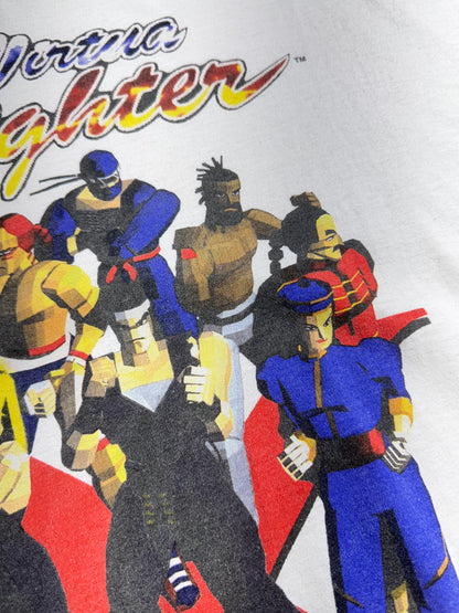 Vintage 1995 Virtua Fighter Sega Genesis Video Game Promo T-shirt Made In USA Single Stitch Rare