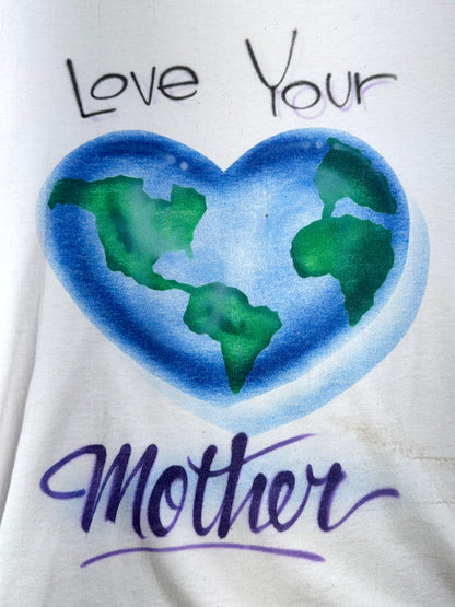 Vintage Love Your Mother T-Shirt Earth Tee Single Stitch 90's