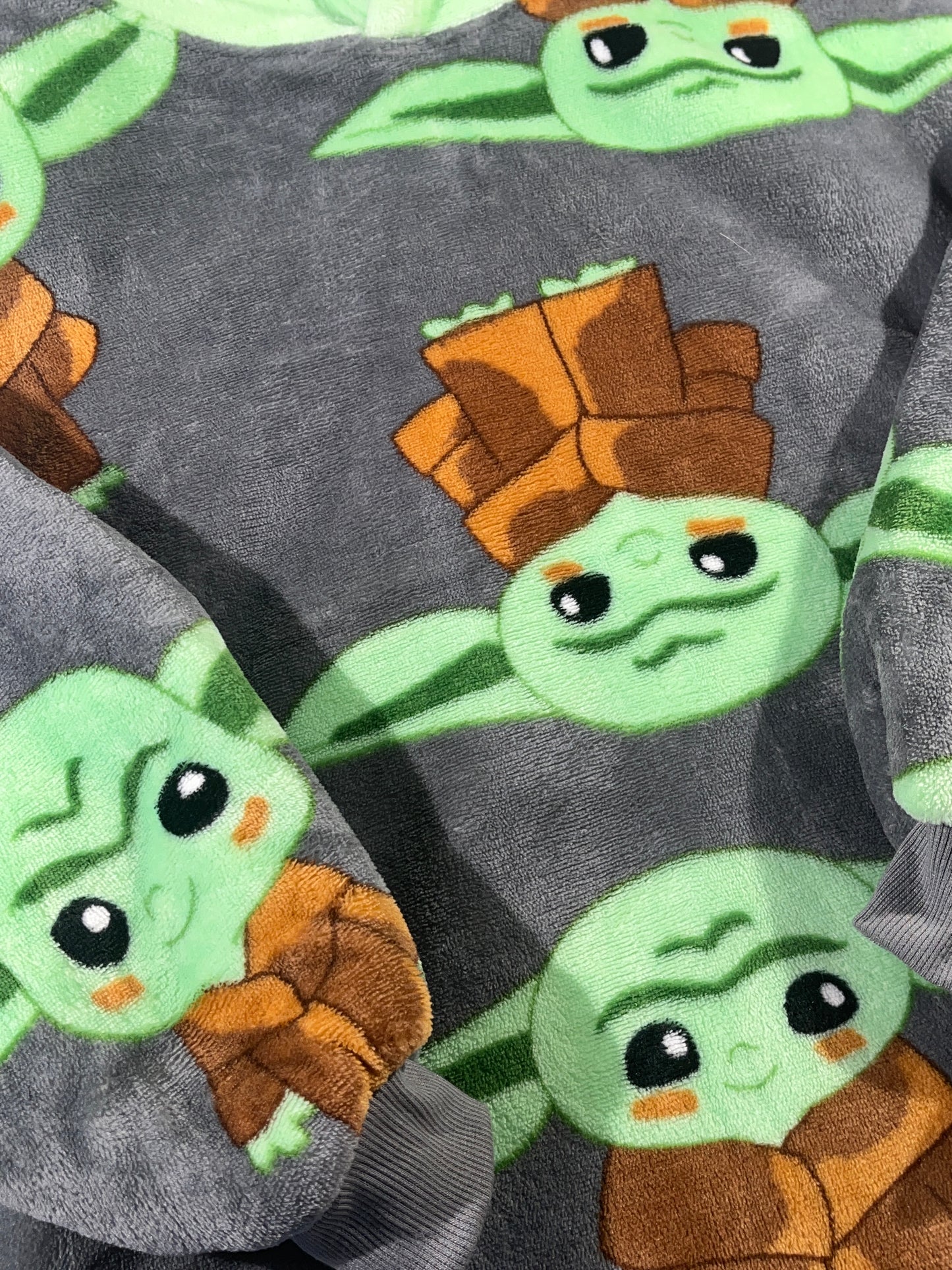 Vintage Yoda Hoodie Soft Star Wars Disney