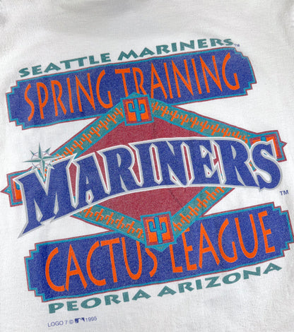 Vintage Seattle Mariners T-Shirt MLB Cactus League Spring Training 1995 Logo 7