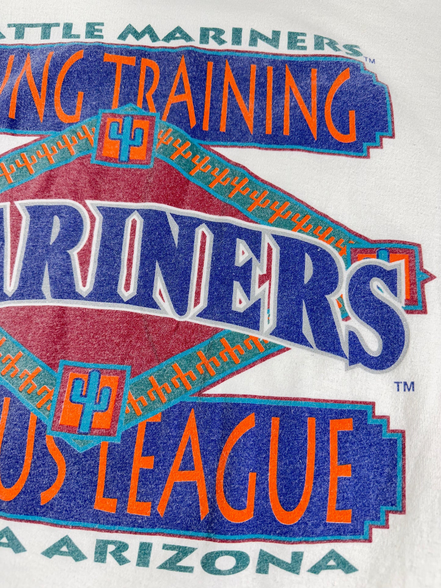 Vintage Seattle Mariners T-Shirt MLB Cactus League Spring Training 1995 Logo 7