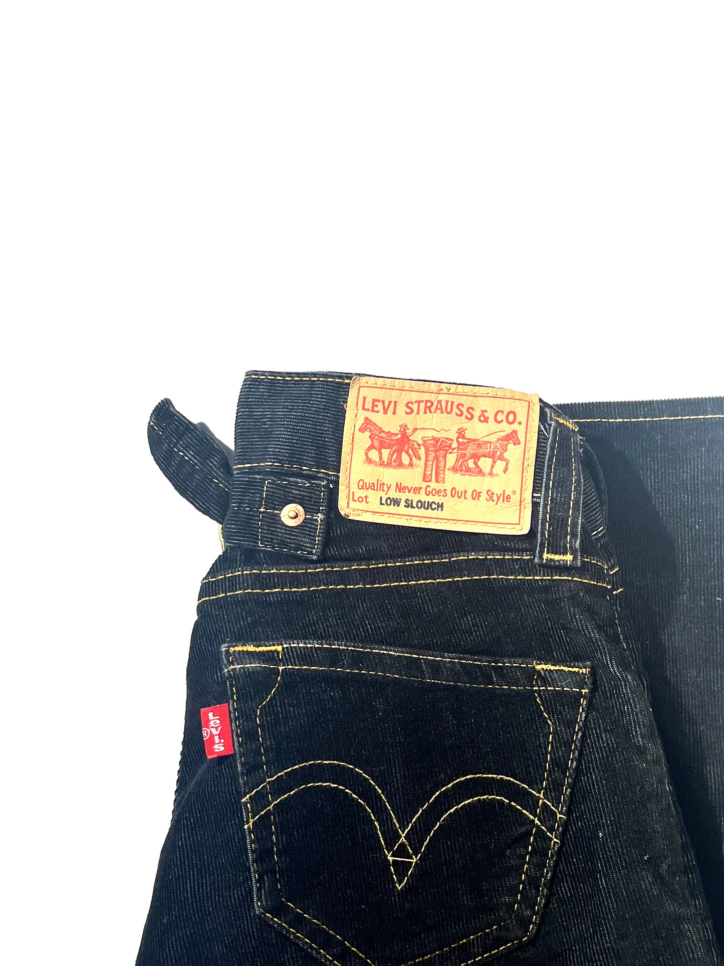 Vintage Levis Jeans Corduroy Low Slouch Pants