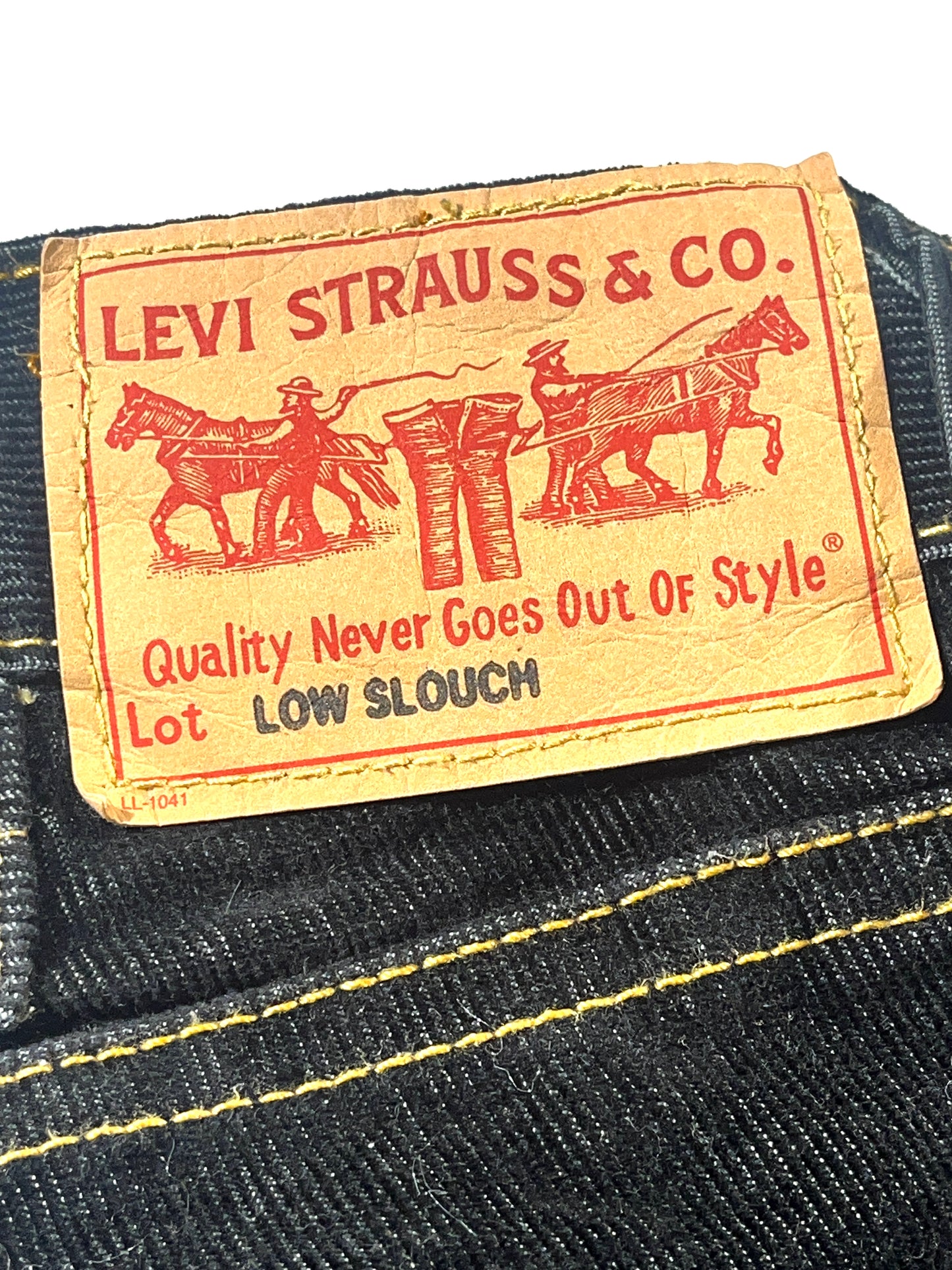 Vintage Levis Jeans Corduroy Low Slouch Pants