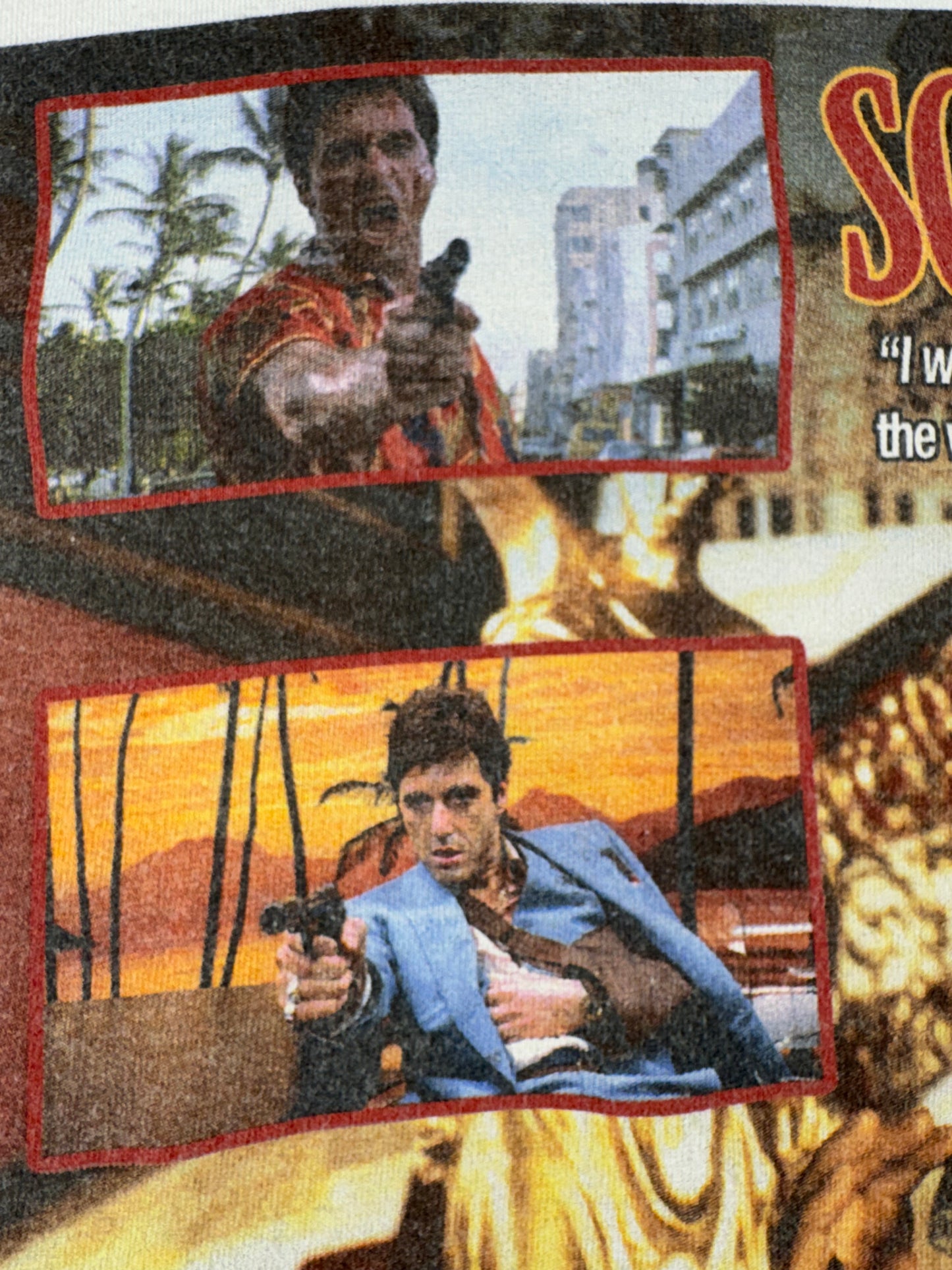 Vintage Scarface T-Shirt Al Pacino Movie Tee