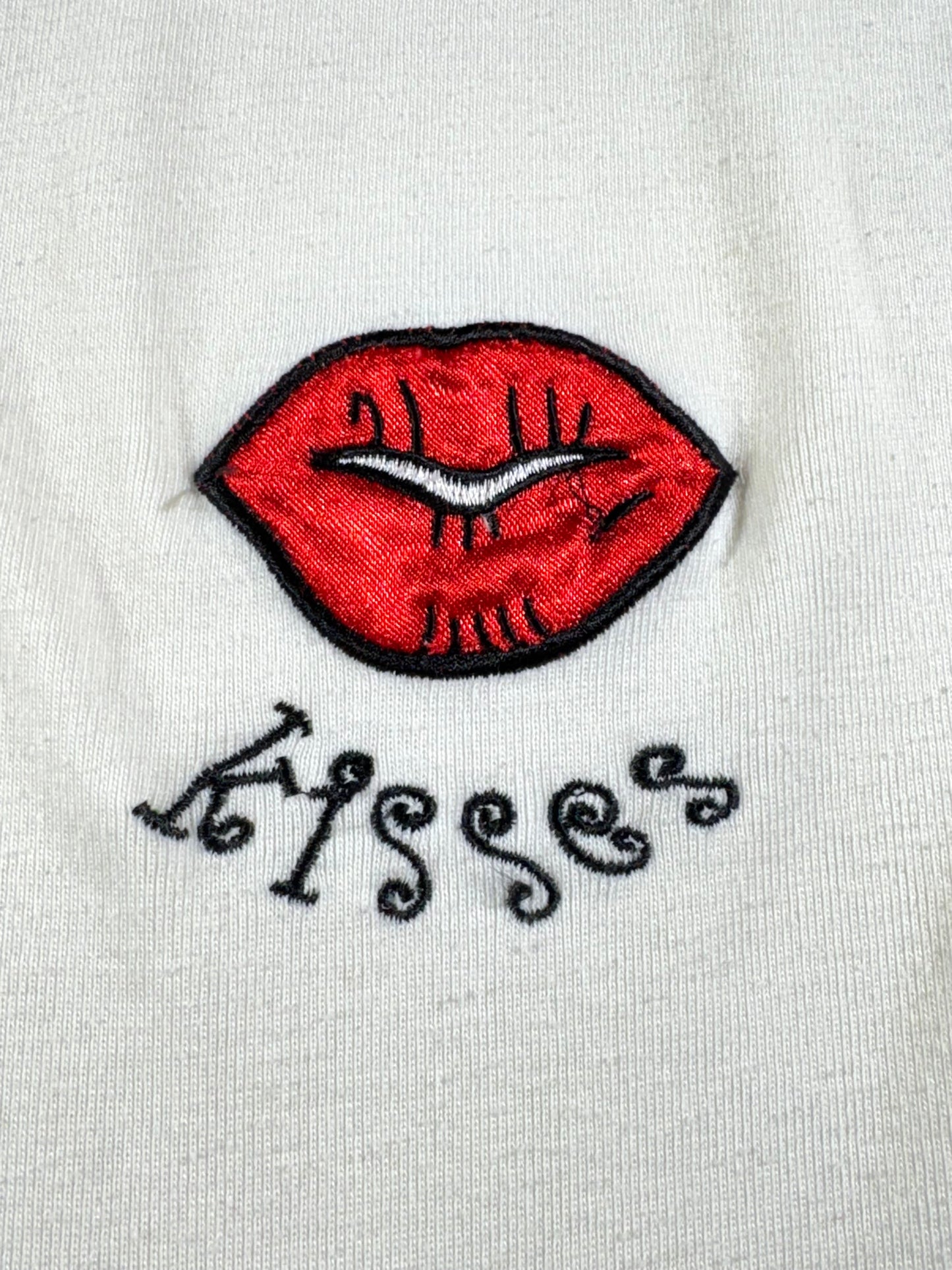 Vintage Kisses Strap Tank Top Cropped