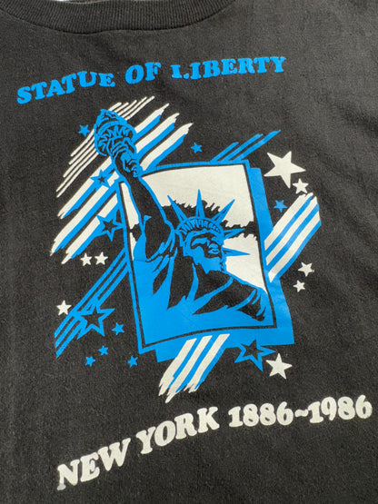 Vintage 80's Statue Of Libery T-Shirt 1886-1986 Centennial Single Stitch