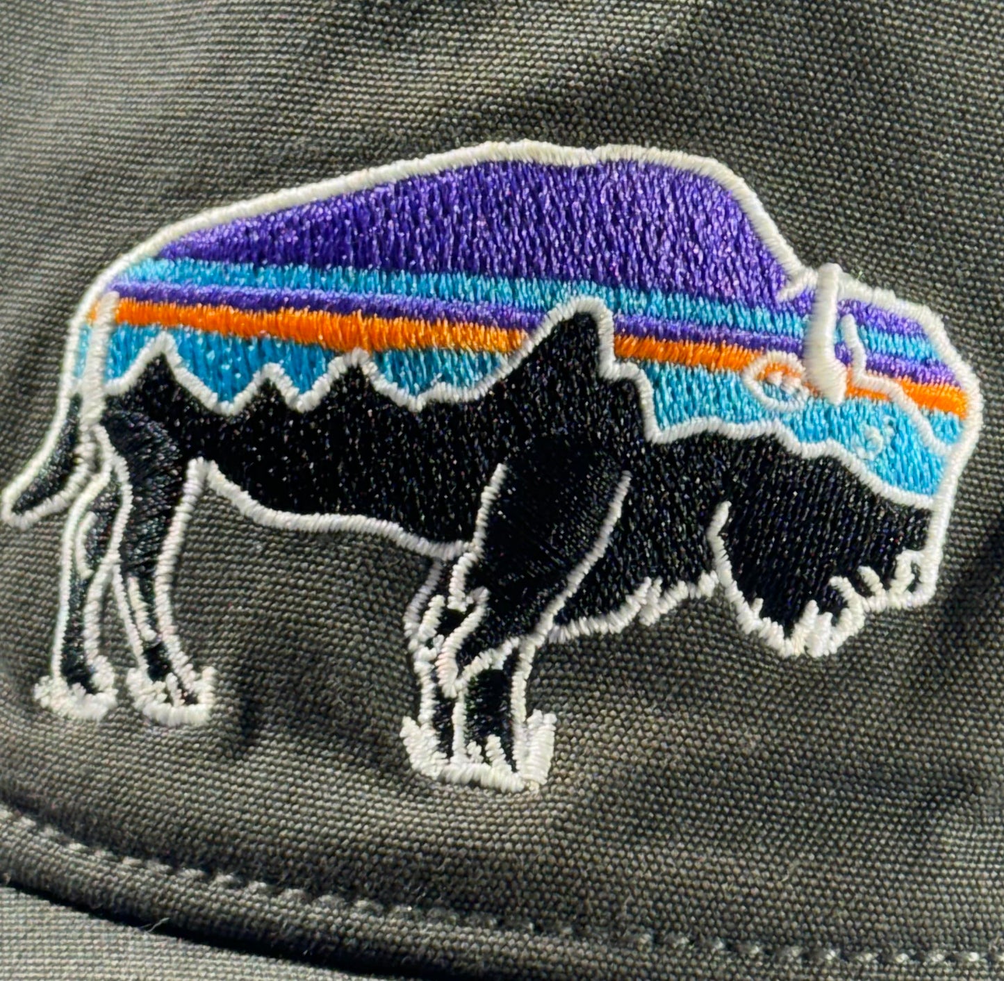 Vintage Patagonia Hat Buffalo Animal