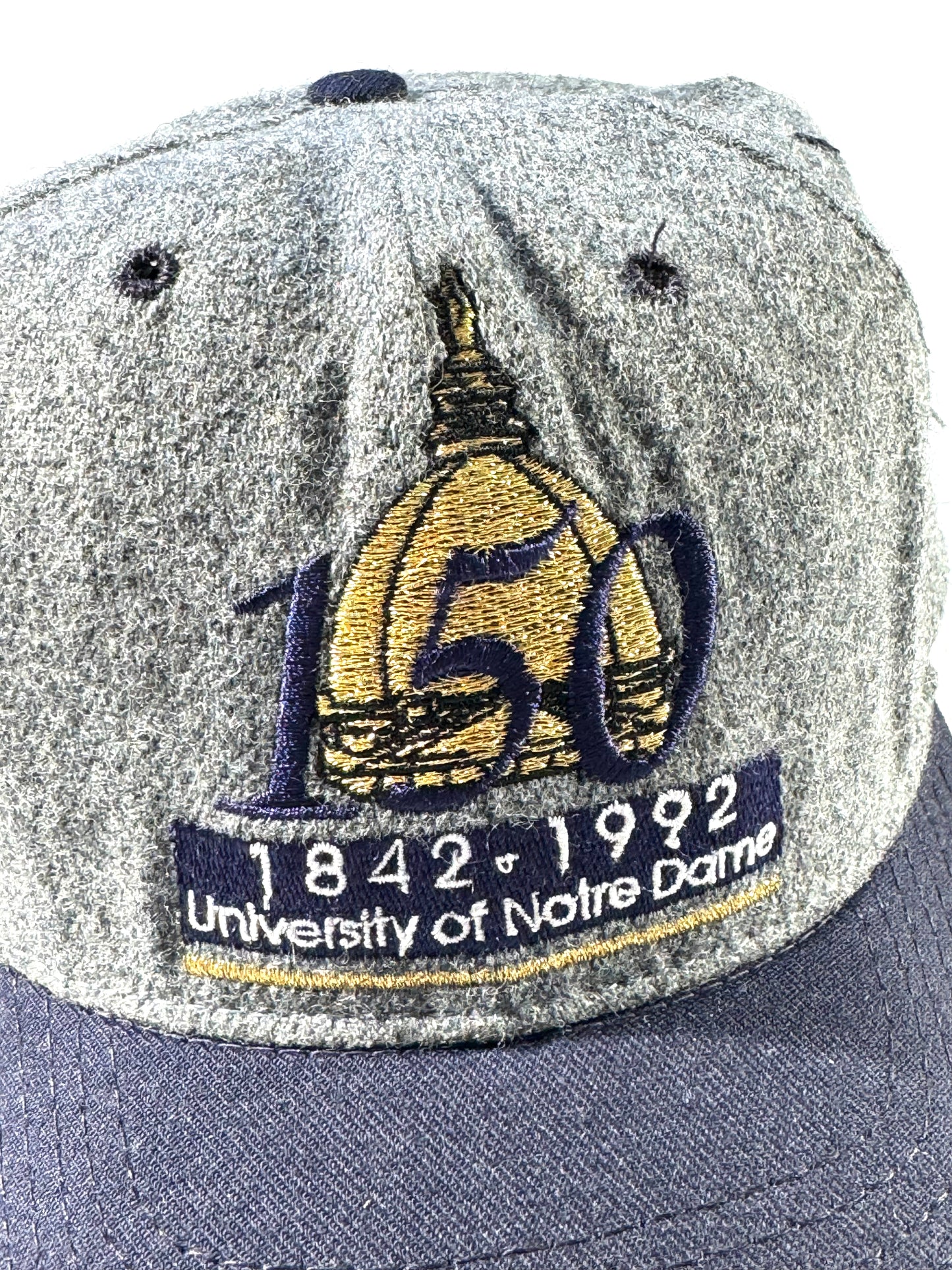 Vintage Notre Dame Hat School 150 Years University USA Made