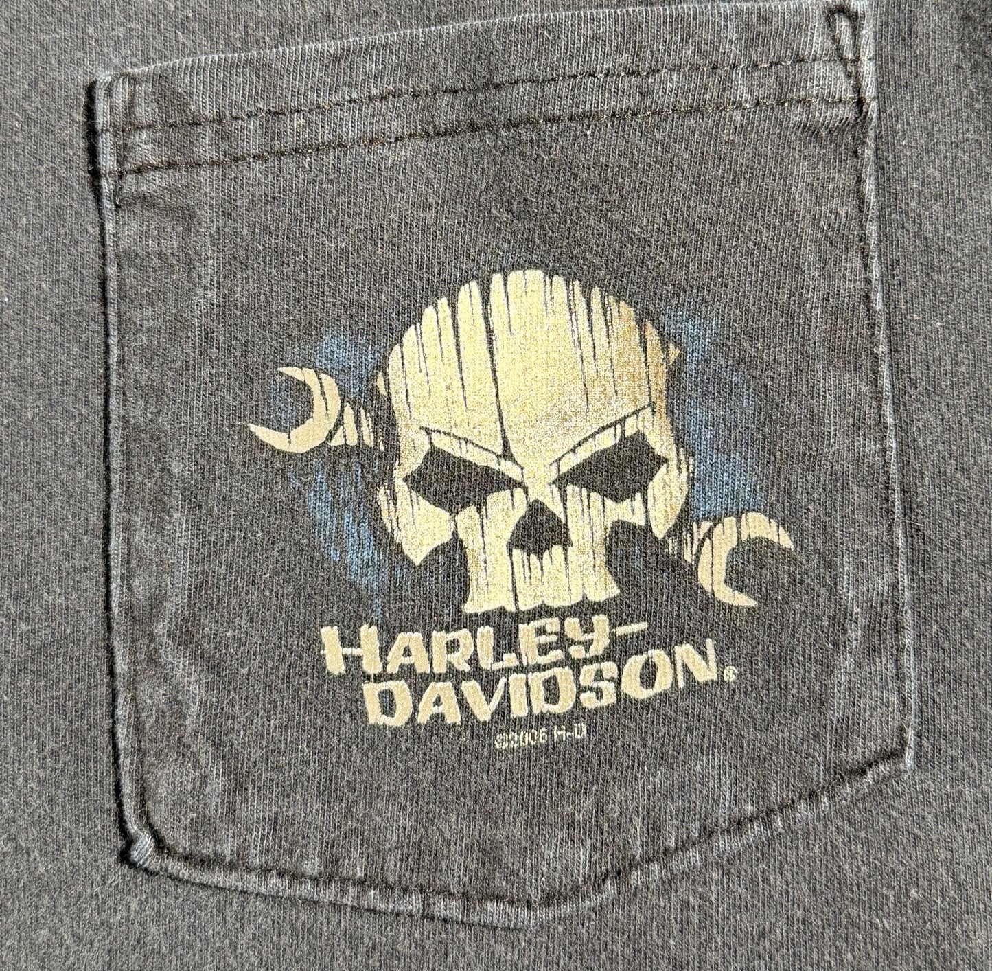 Vintage Harley Davidson T-Shirt EPIC Backside Chicago Gangster T-Shirt