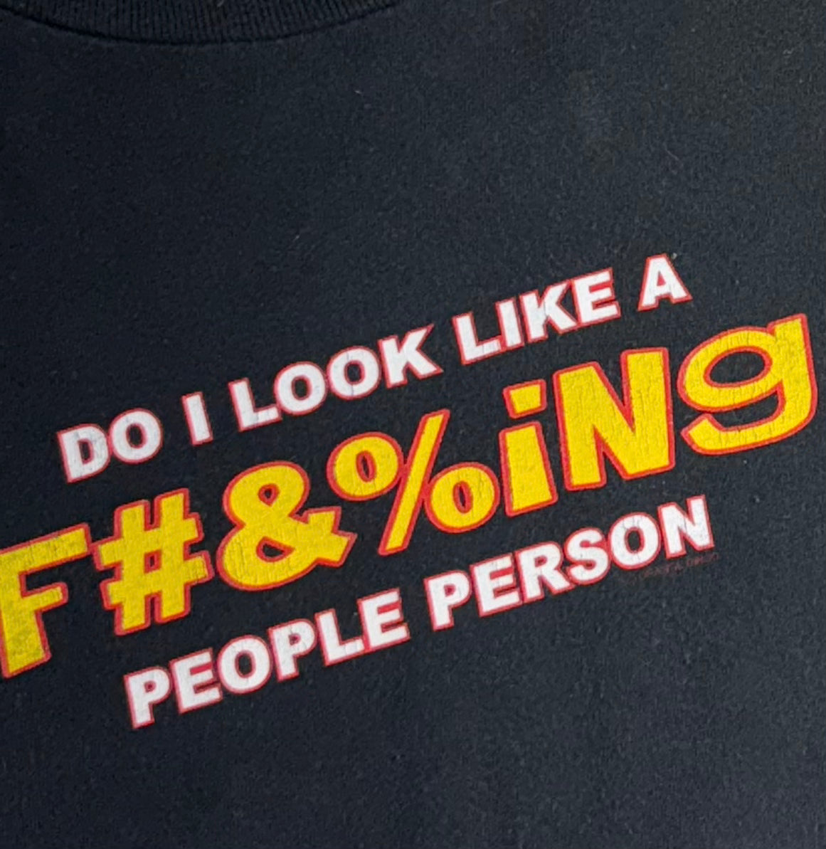 Vintage Slogan T-Shirt Funny People Person