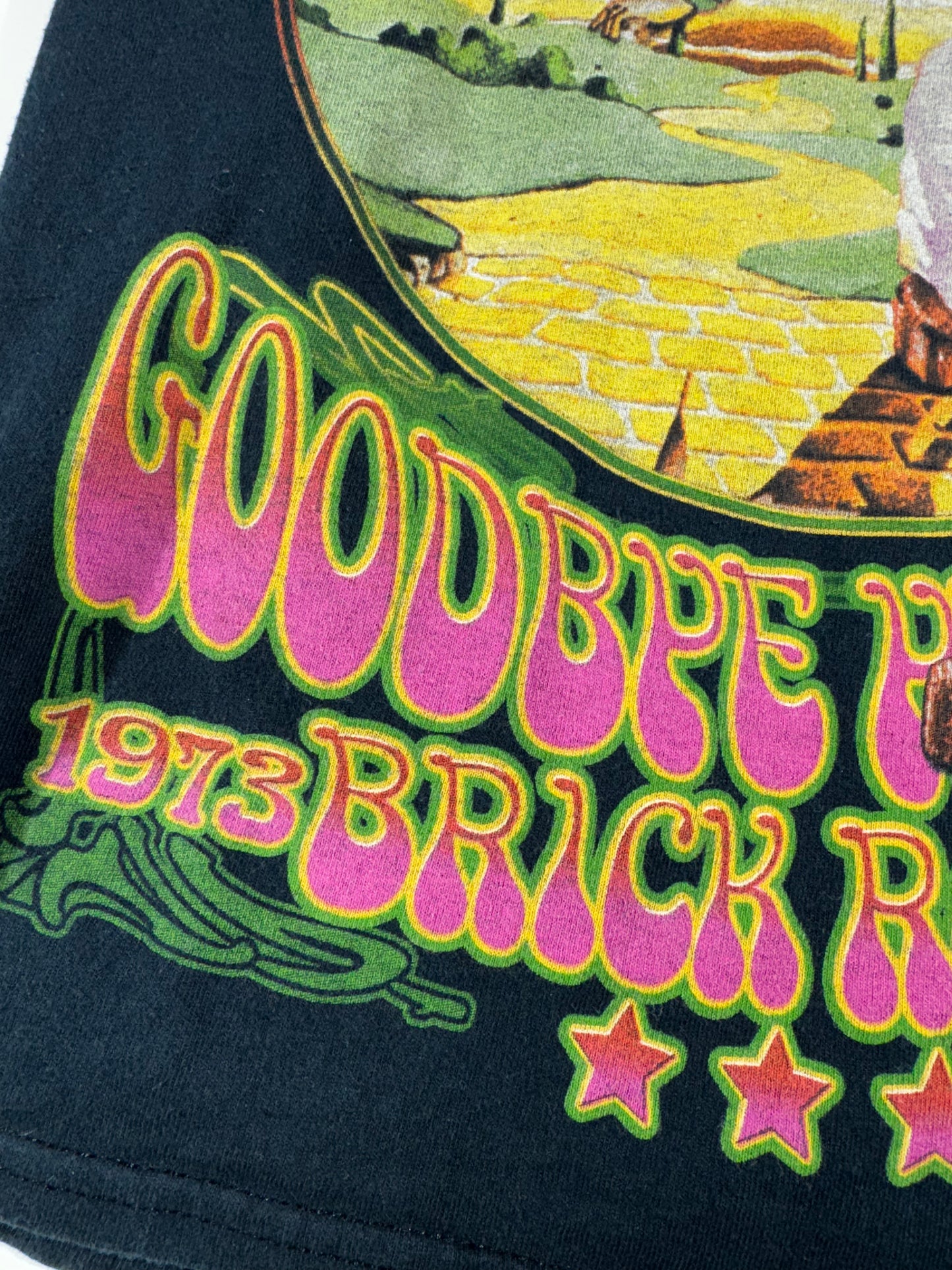 Vintage Elton John T-Shirt Goodbye Yellow Brick Road World Tour