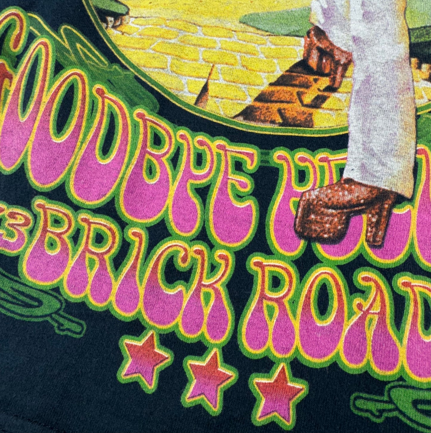 Vintage Elton John T-Shirt Goodbye Yellow Brick Road World Tour