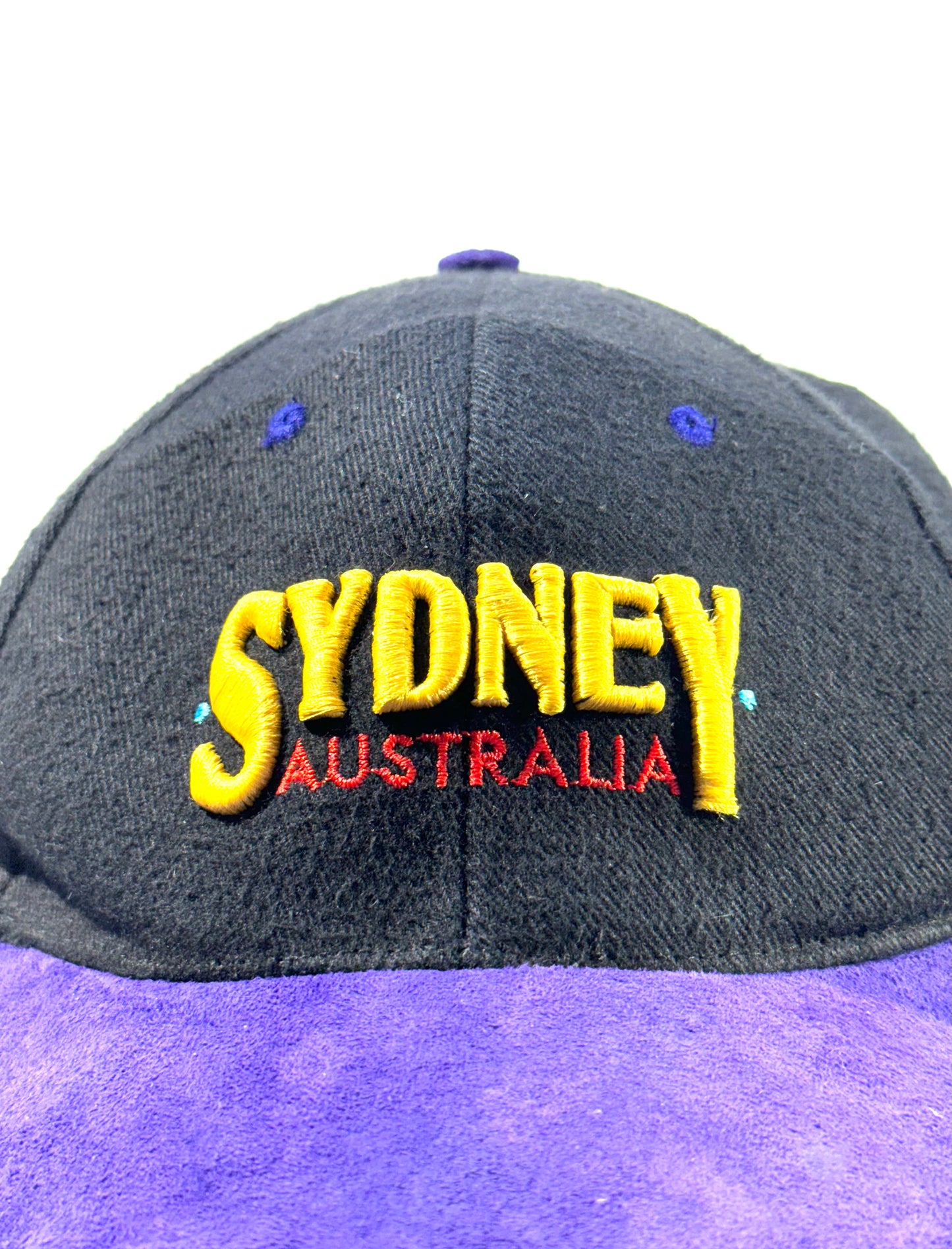 Vintage Sydney Hat Australia Suede Brim Cap