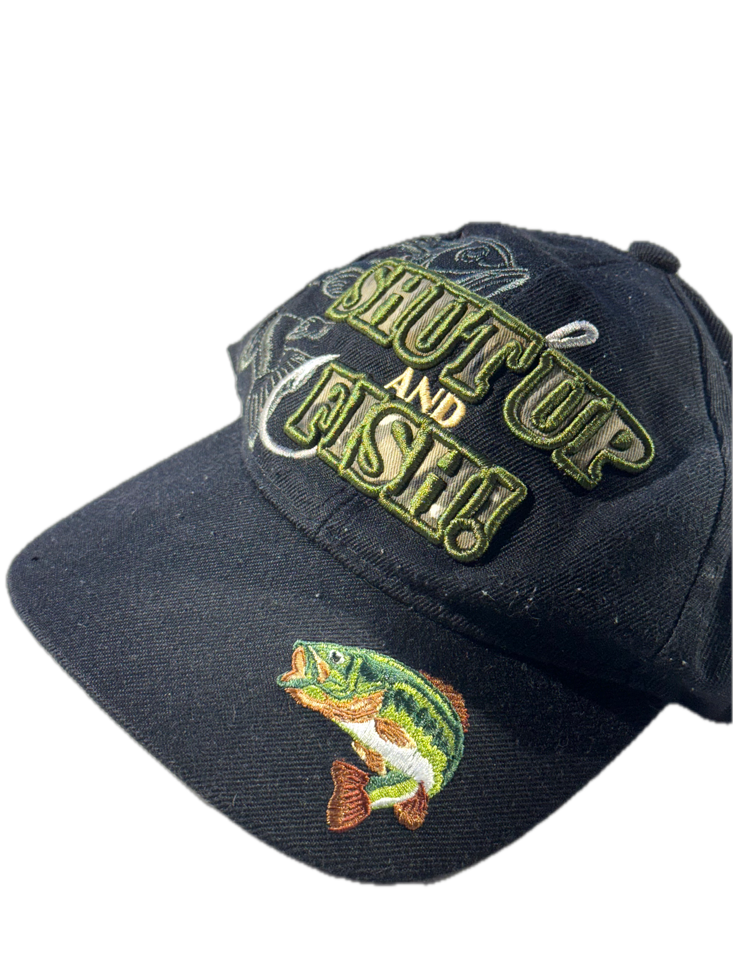 Vintage Fishing Hat Shut Up And Fish