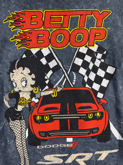 Vintage Betty Boop T-Shirt Dodge Car SRT