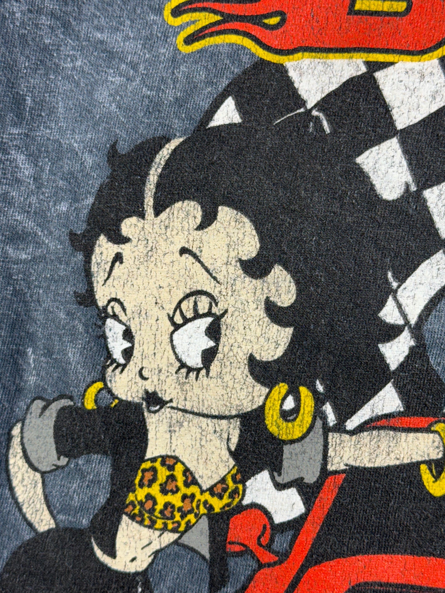 Vintage Betty Boop T-Shirt Dodge Car SRT