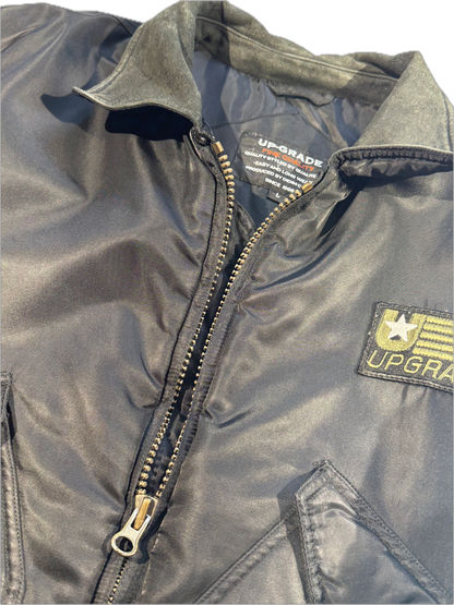 Vintage Bomber Jacket Flight Coat