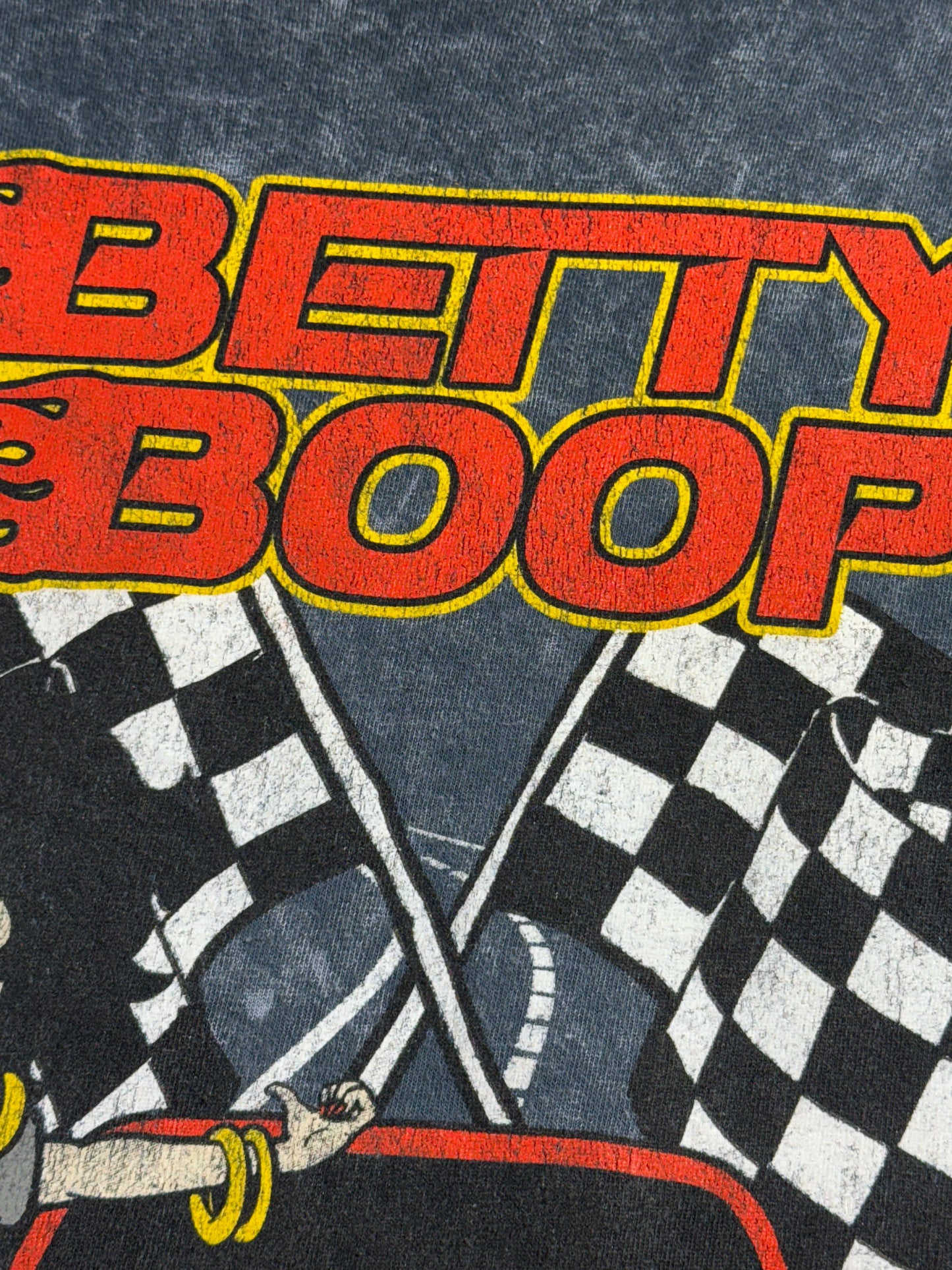 Vintage Betty Boop T-Shirt Dodge Car SRT