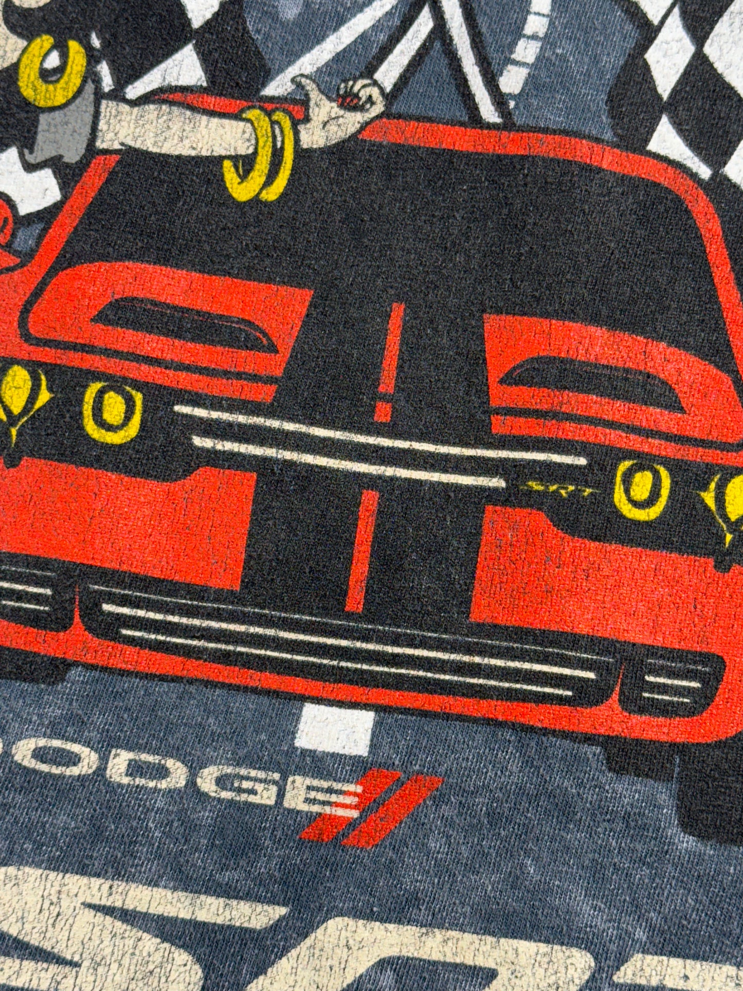 Vintage Betty Boop T-Shirt Dodge Car SRT