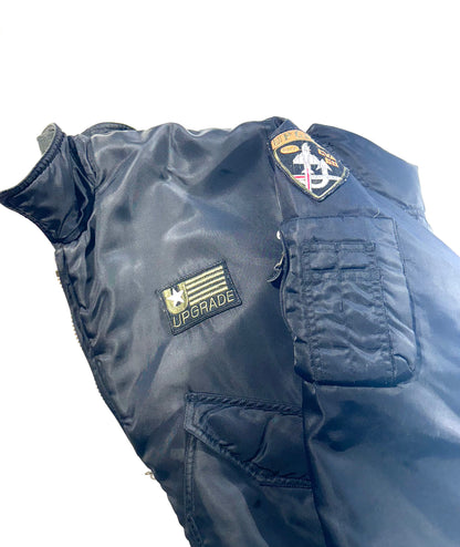 Vintage Bomber Jacket Flight Coat