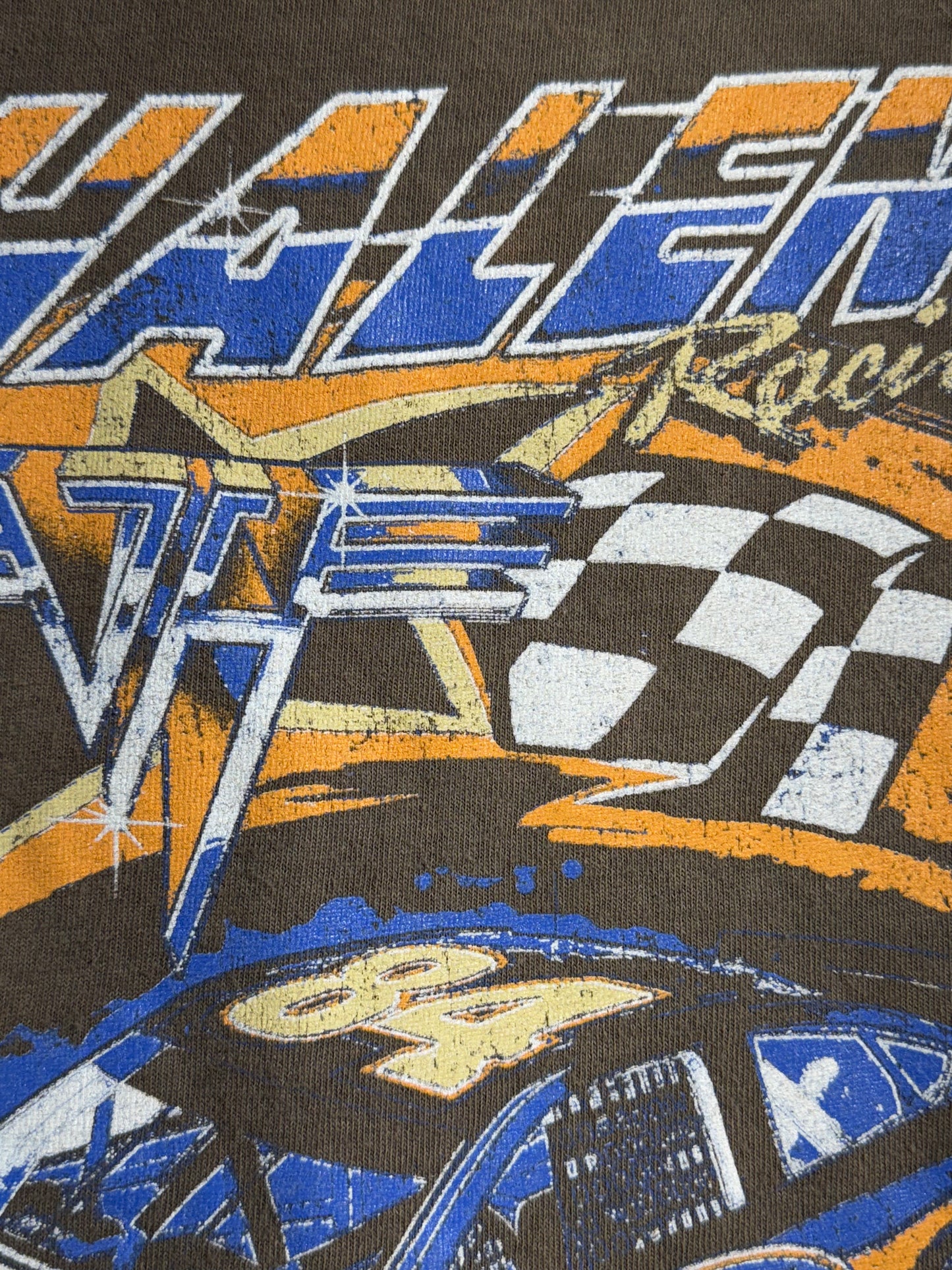 Vintage Van Halen T-Shirt Racing Shirt