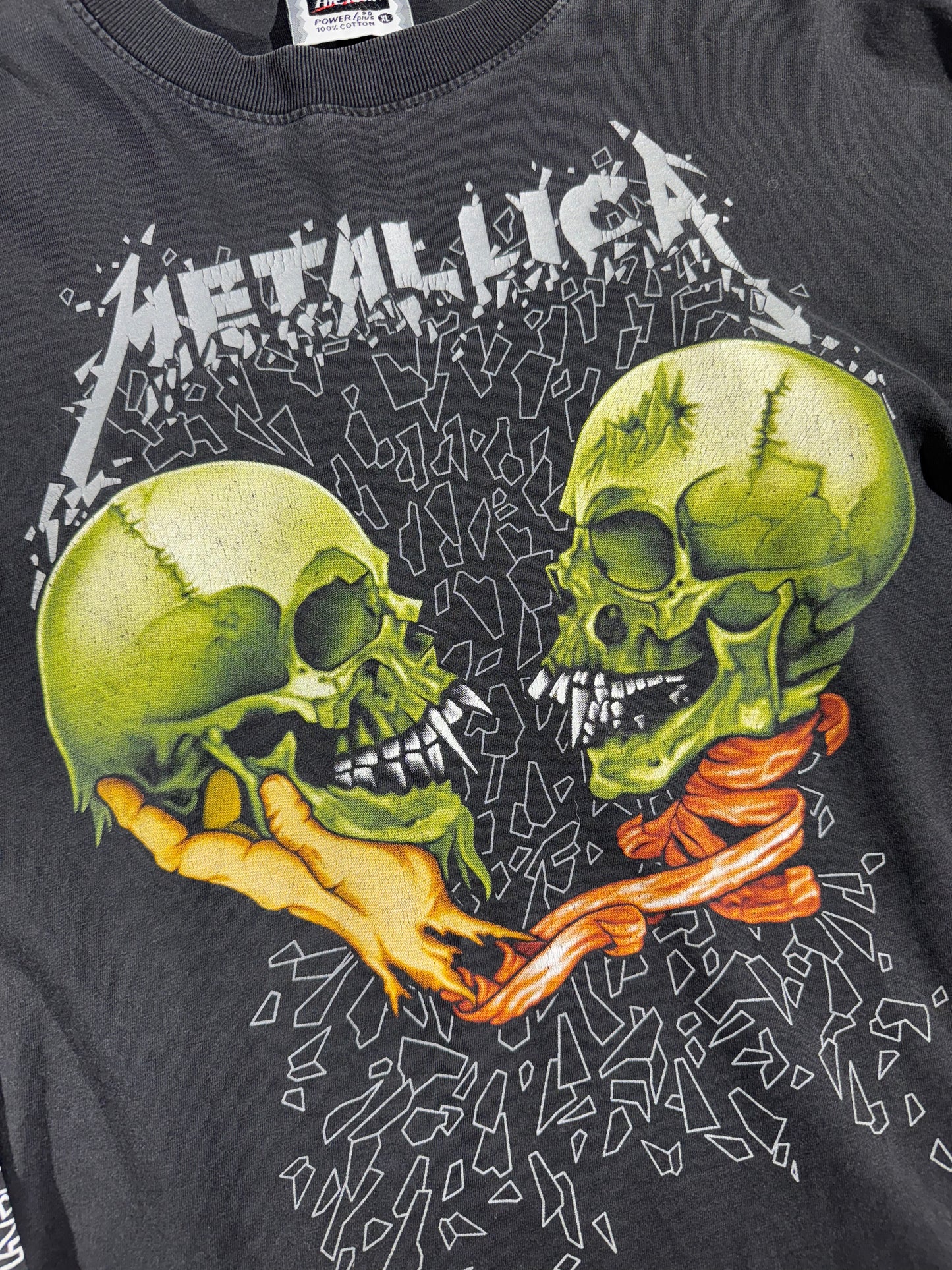 Vintage Metallica T-Shirt Long Sleeve 90's Pushead Graphics