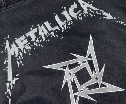 Vintage Metallica T-Shirt Long Sleeve 90's Pushead Graphics