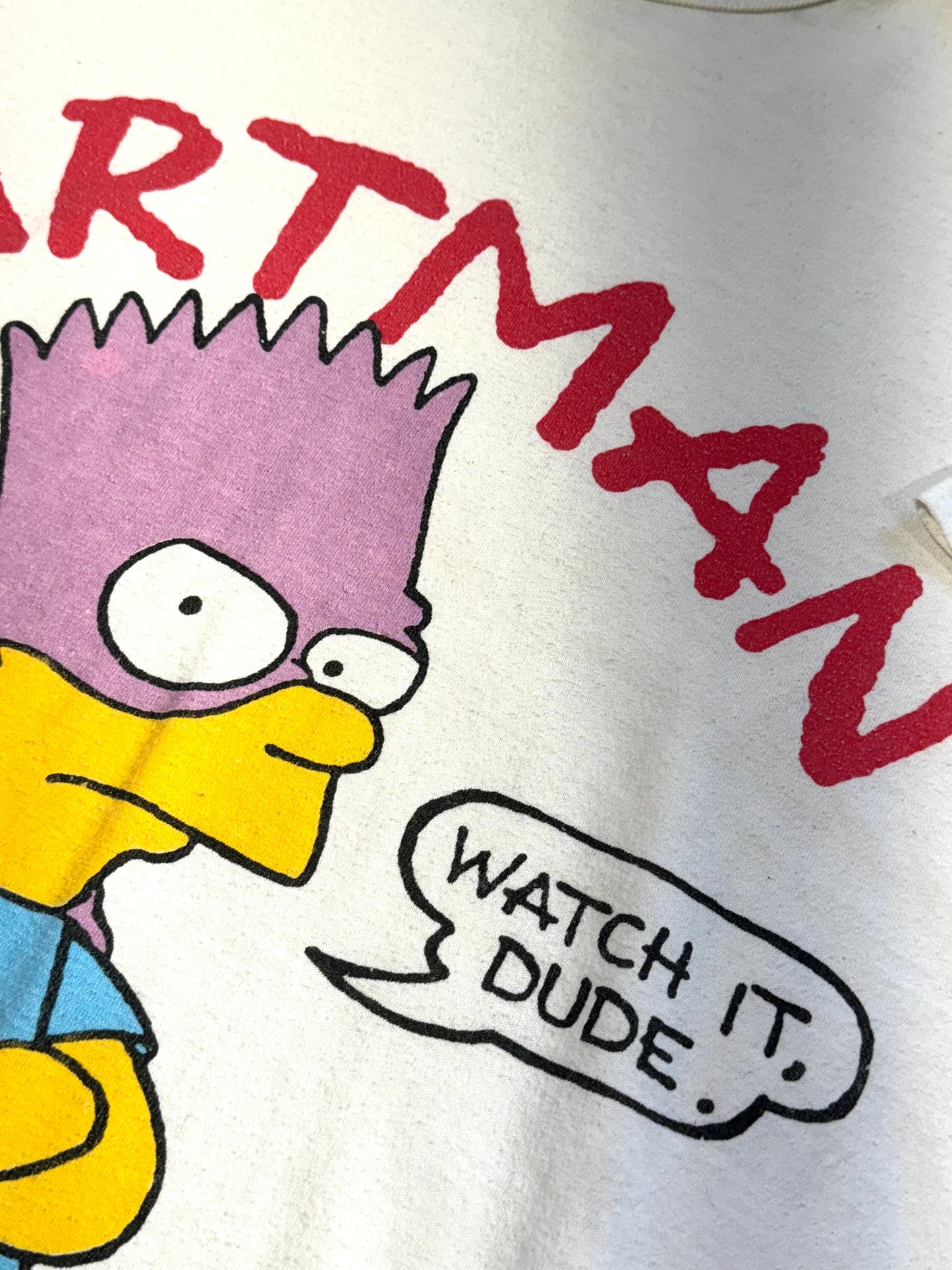 Vintage Bartman T-Shirt The Simpsons Disney