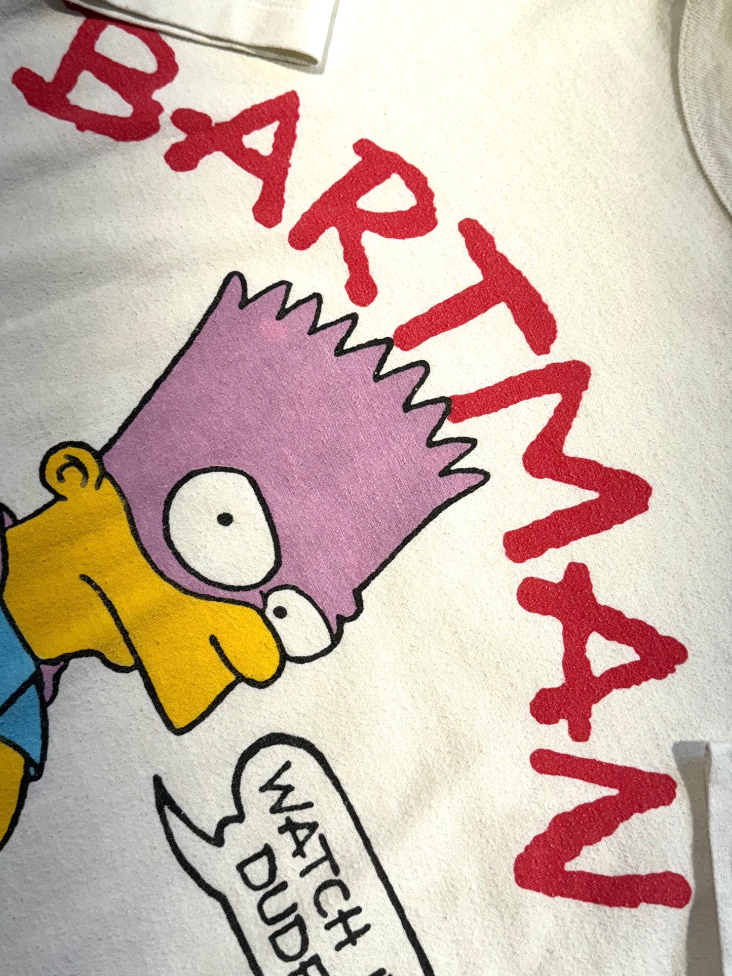 Vintage Bartman T-Shirt The Simpsons Disney