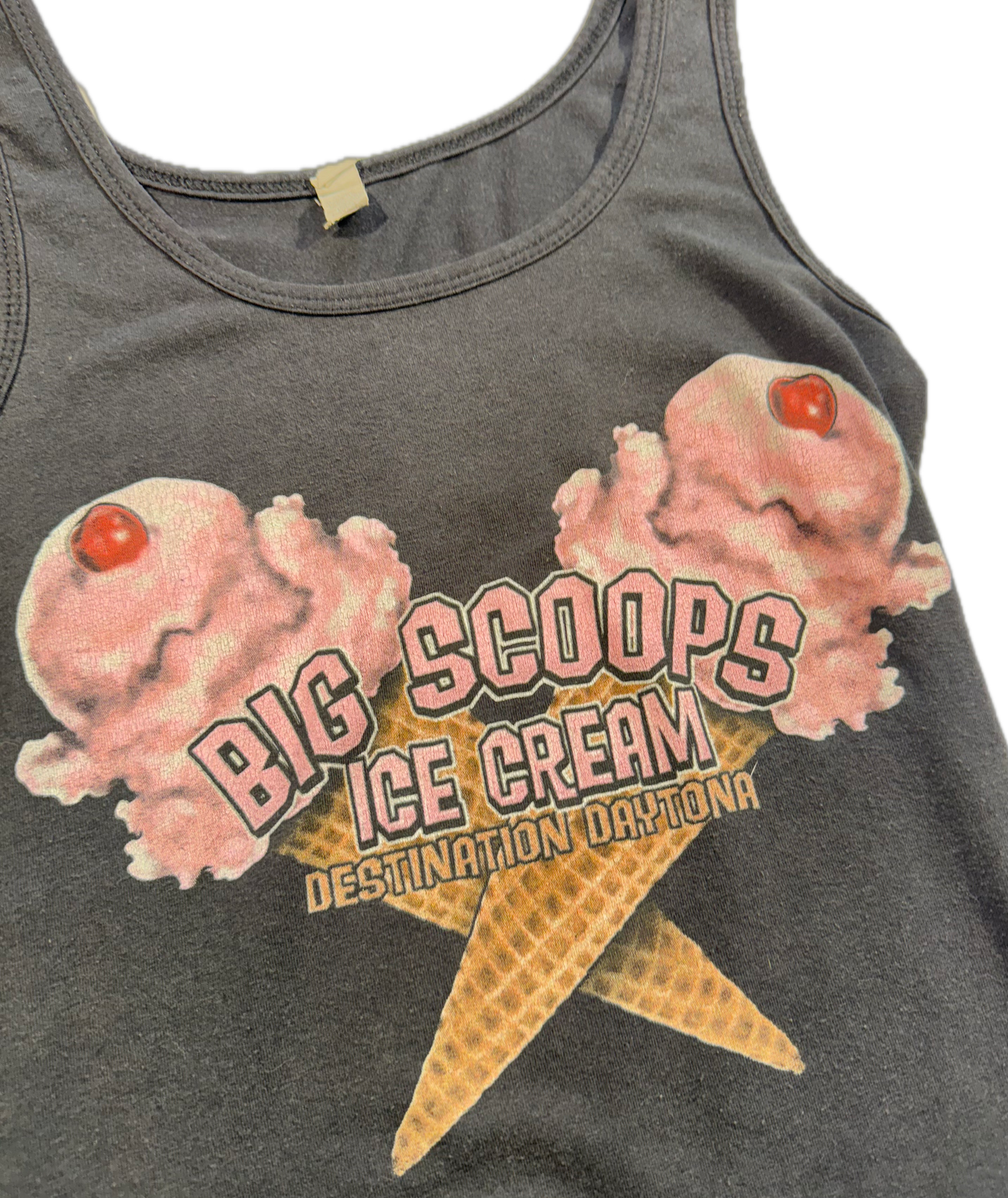 Vintage Big Scoops Tanktop T-Shirt Ice Cream