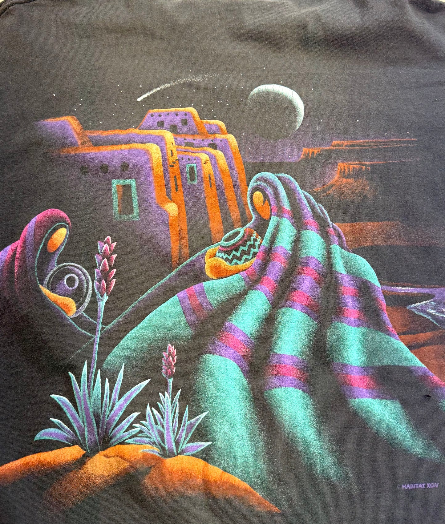 Vintage 90's Art T-Shirt Single Stitch