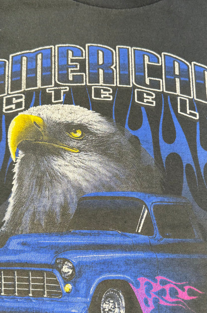 Vintage American Steel T-Shirt Bald Eagle