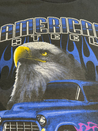 Vintage American Steel T-Shirt Bald Eagle