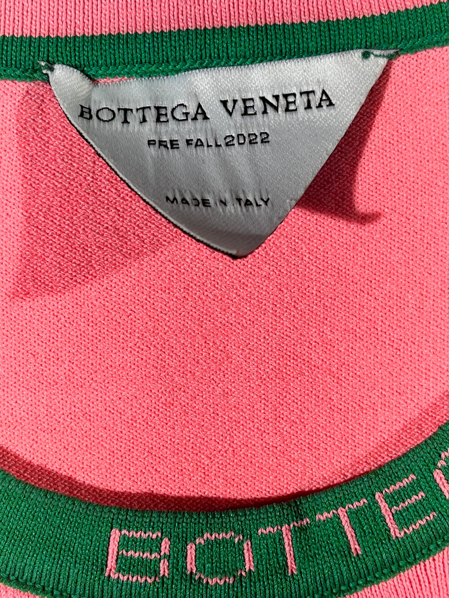 Vintage Bottega Veneta Top Fall 2021 2022 Ringer Shirt Made In Italy