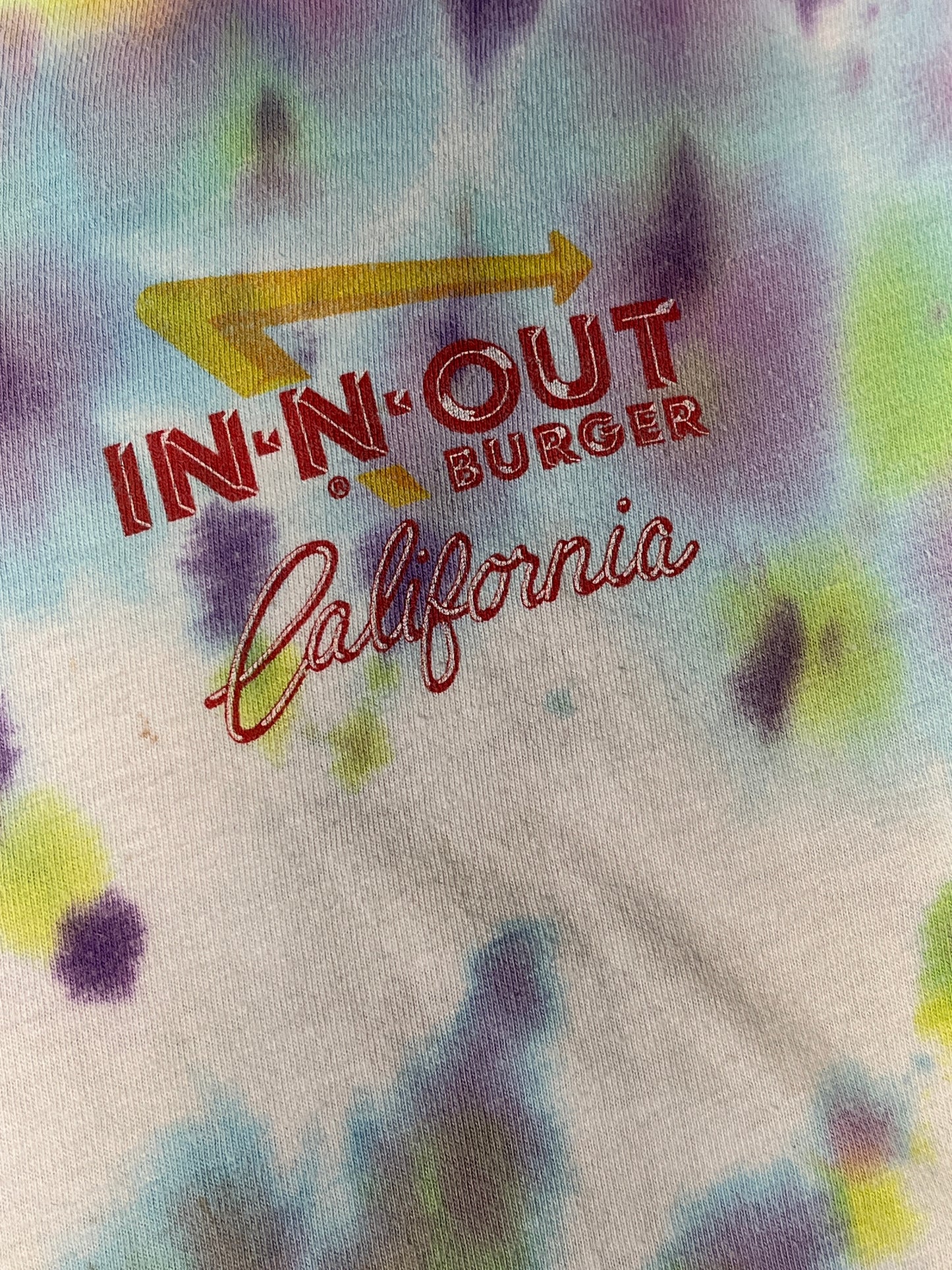 Vintage In N Out T-Shirt Tie Dye Old Cars