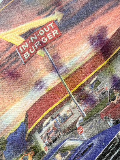 Vintage In N Out T-Shirt Tie Dye Old Cars