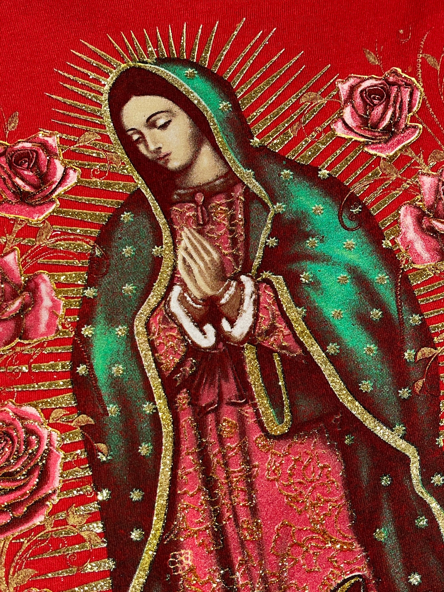 Vintage Guadalupe T-Shirt Our Lady Nuestra Virgen