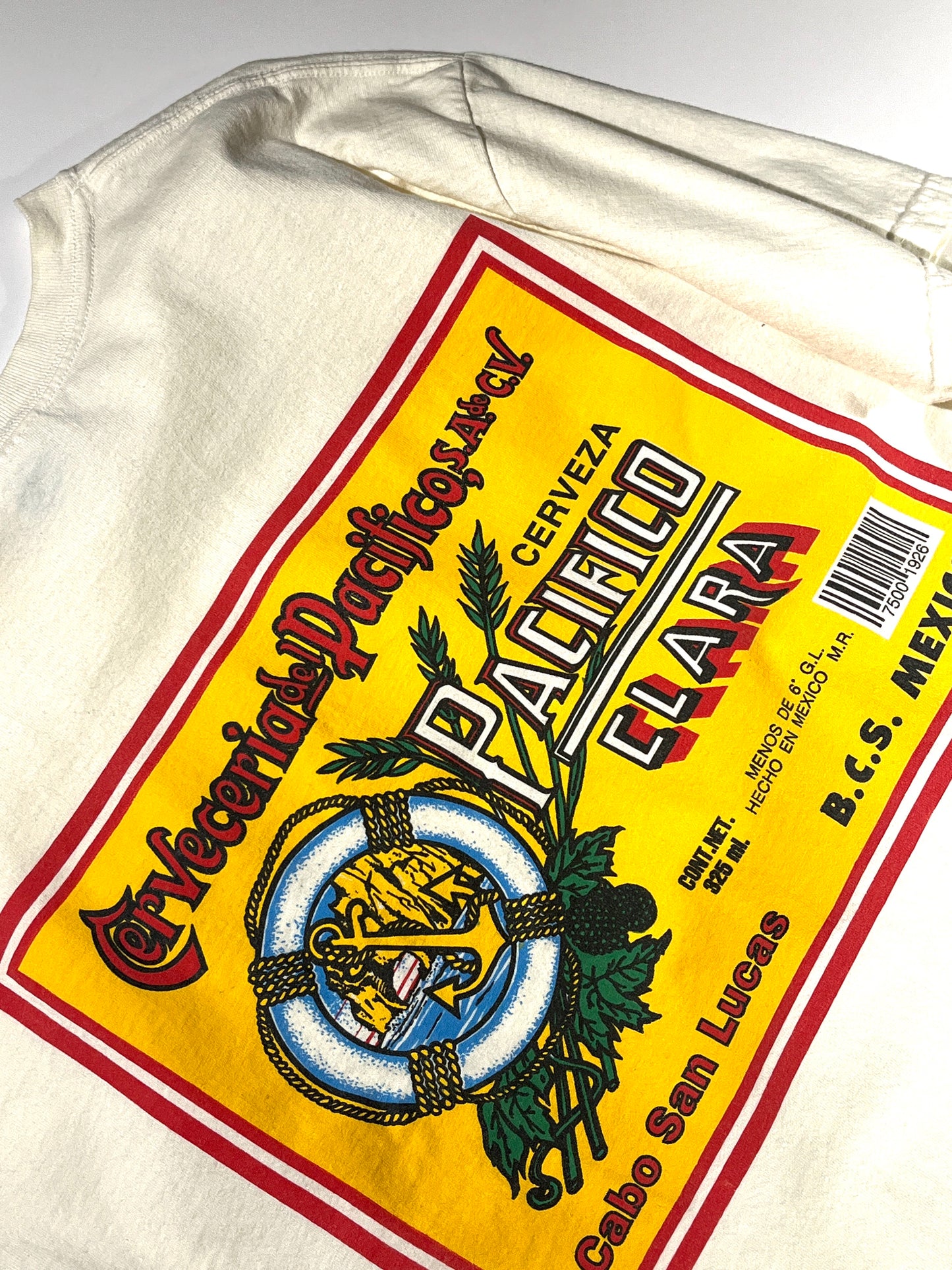 Vintage Pacifico T-Shirt Beer Big Back Logo