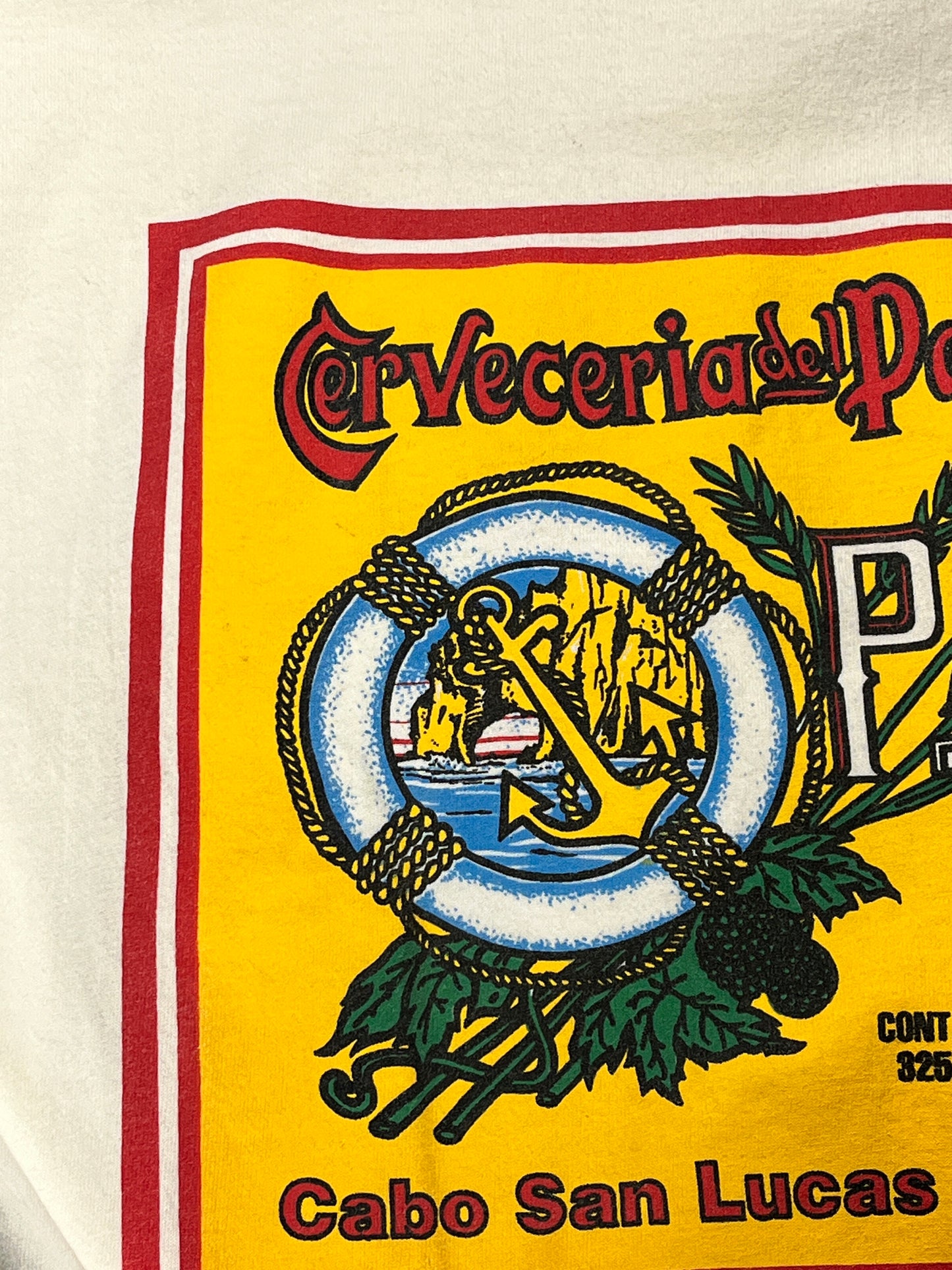 Vintage Pacifico T-Shirt Beer Big Back Logo