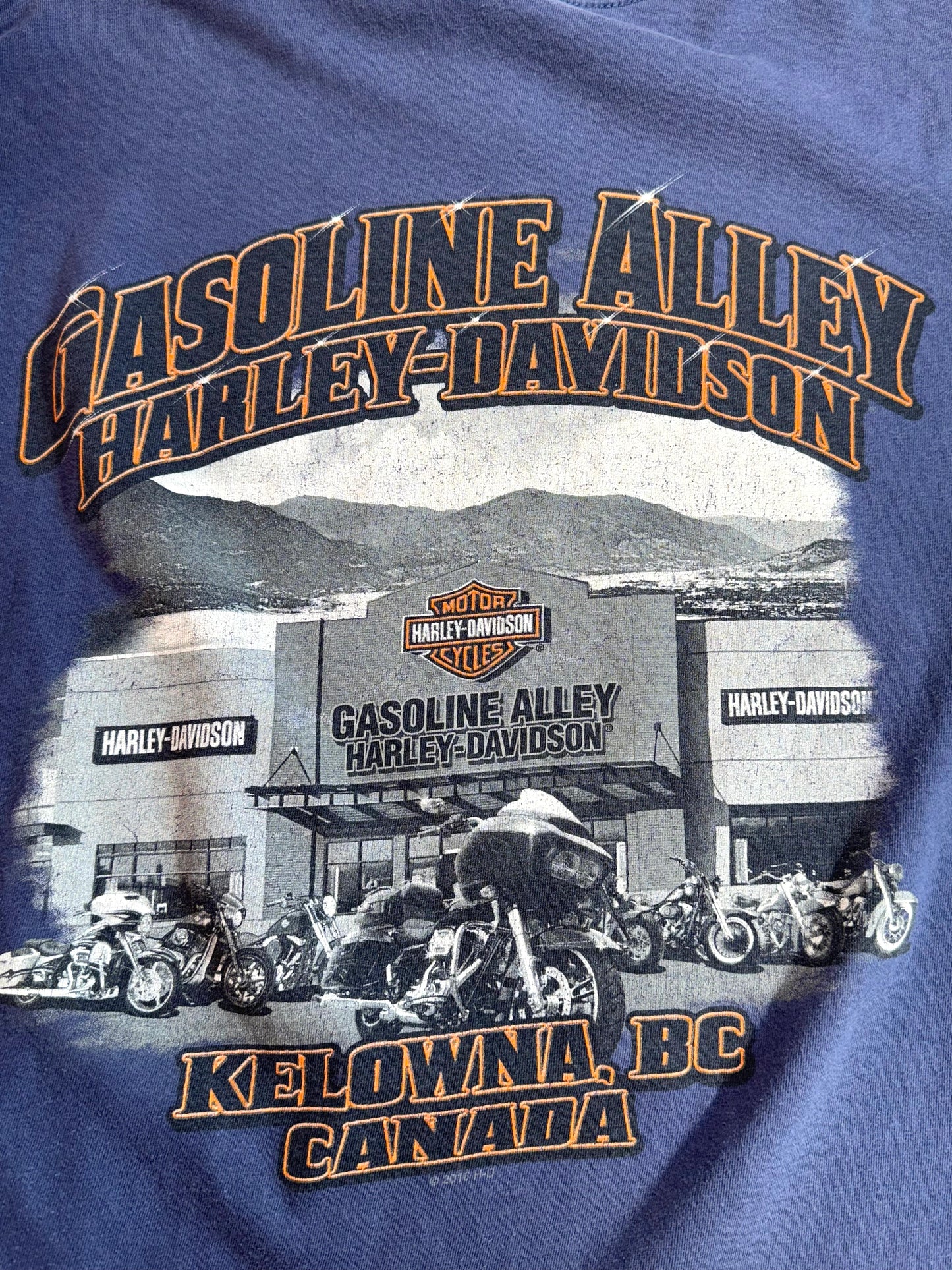 Vintage Harley Davidson T-Shirt Let's Ride USA Made Gasoline Alley