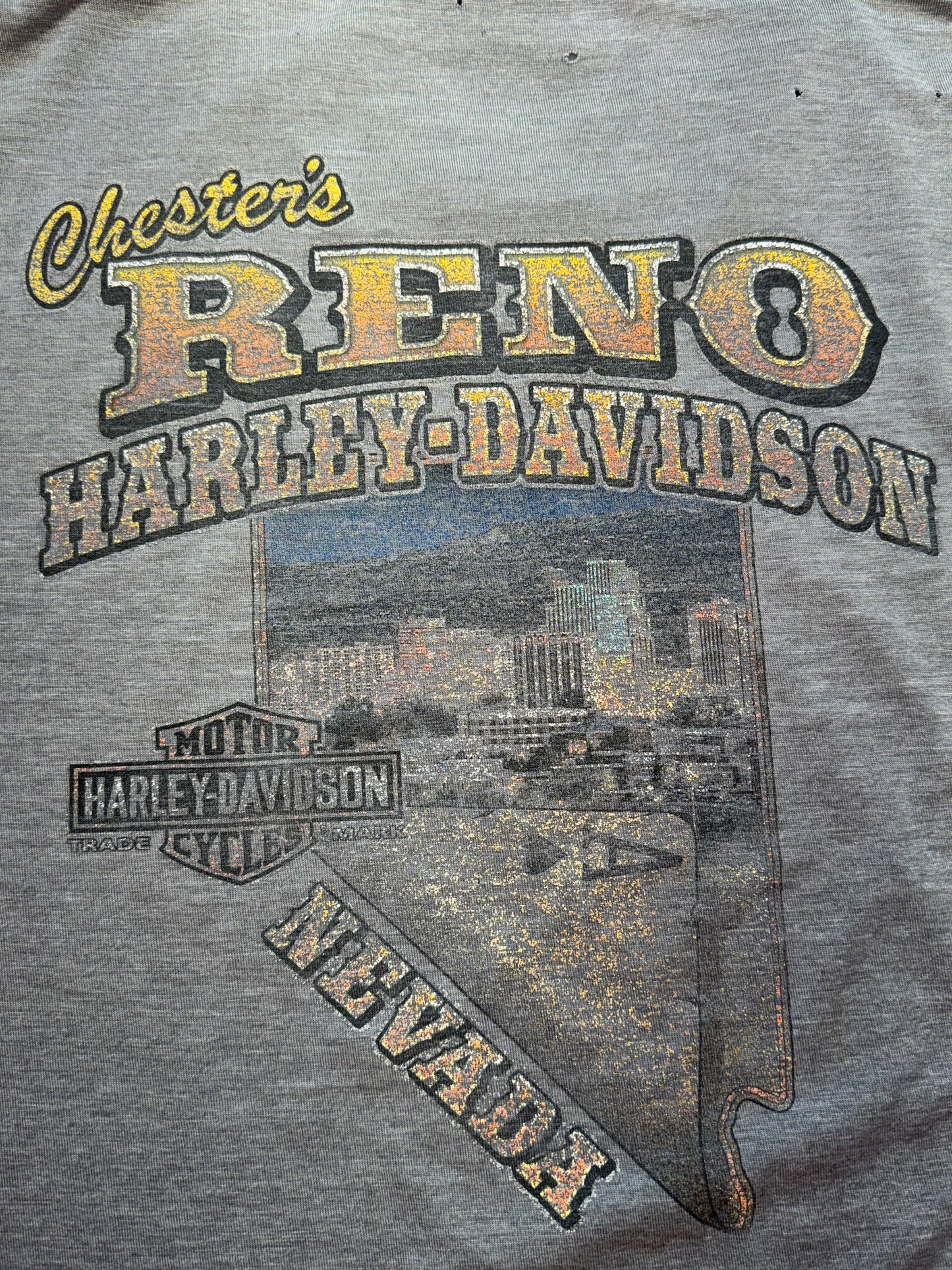 Vintage Harley Davidson T-Shirt Reno Nevada