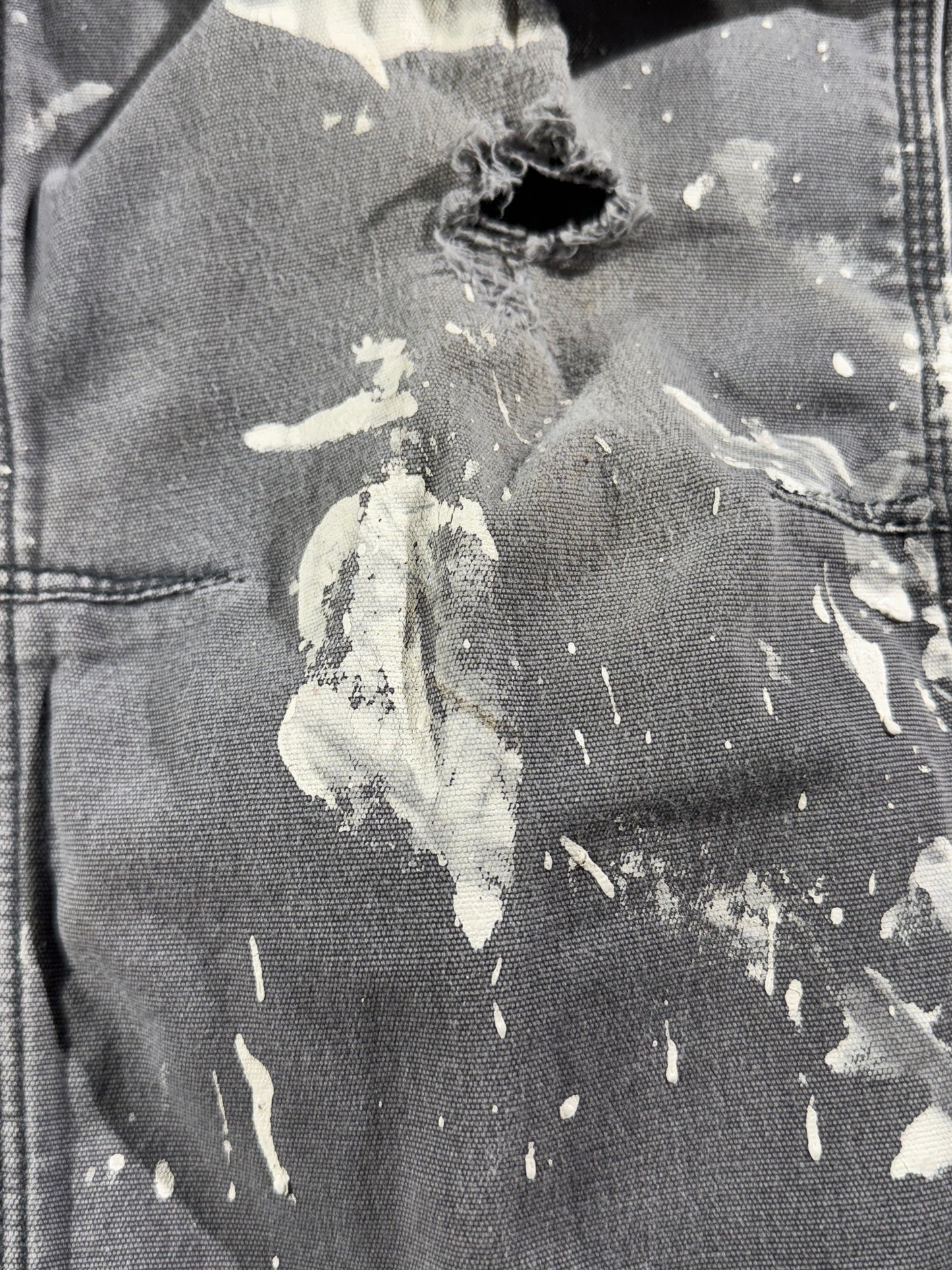 Vintage Carhartt Pants Paint Splatter Vibe Artsy Relaxed Fit