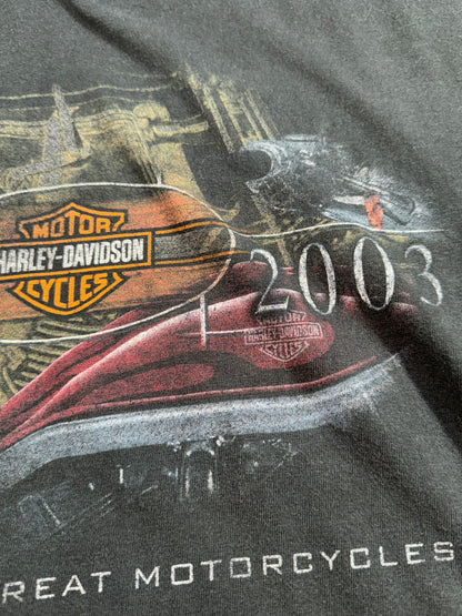 Vintage Harley Davidson T-Shirt Motor City 100 Years EPIC