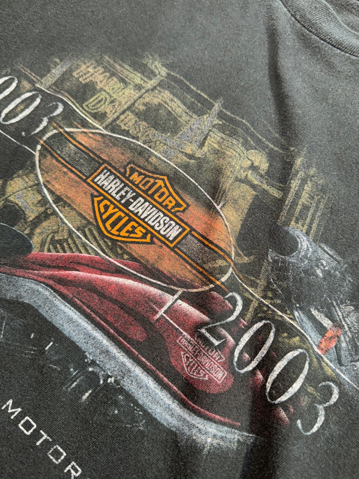 Vintage Harley Davidson T-Shirt Motor City 100 Years EPIC