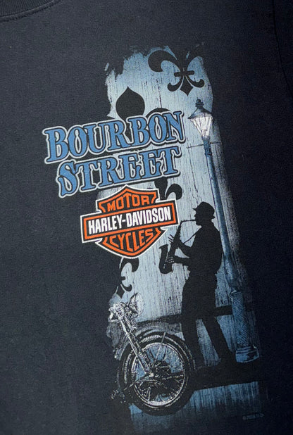 Vintage Harley Davidson T-Shirt Bourbon Street