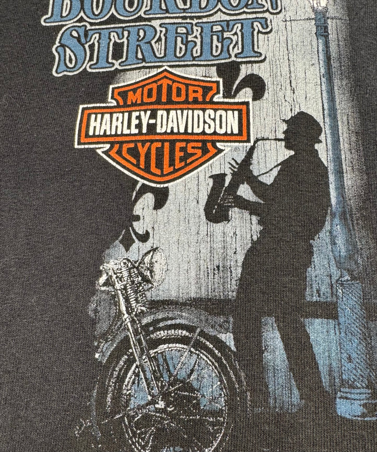 Vintage Harley Davidson T-Shirt Bourbon Street