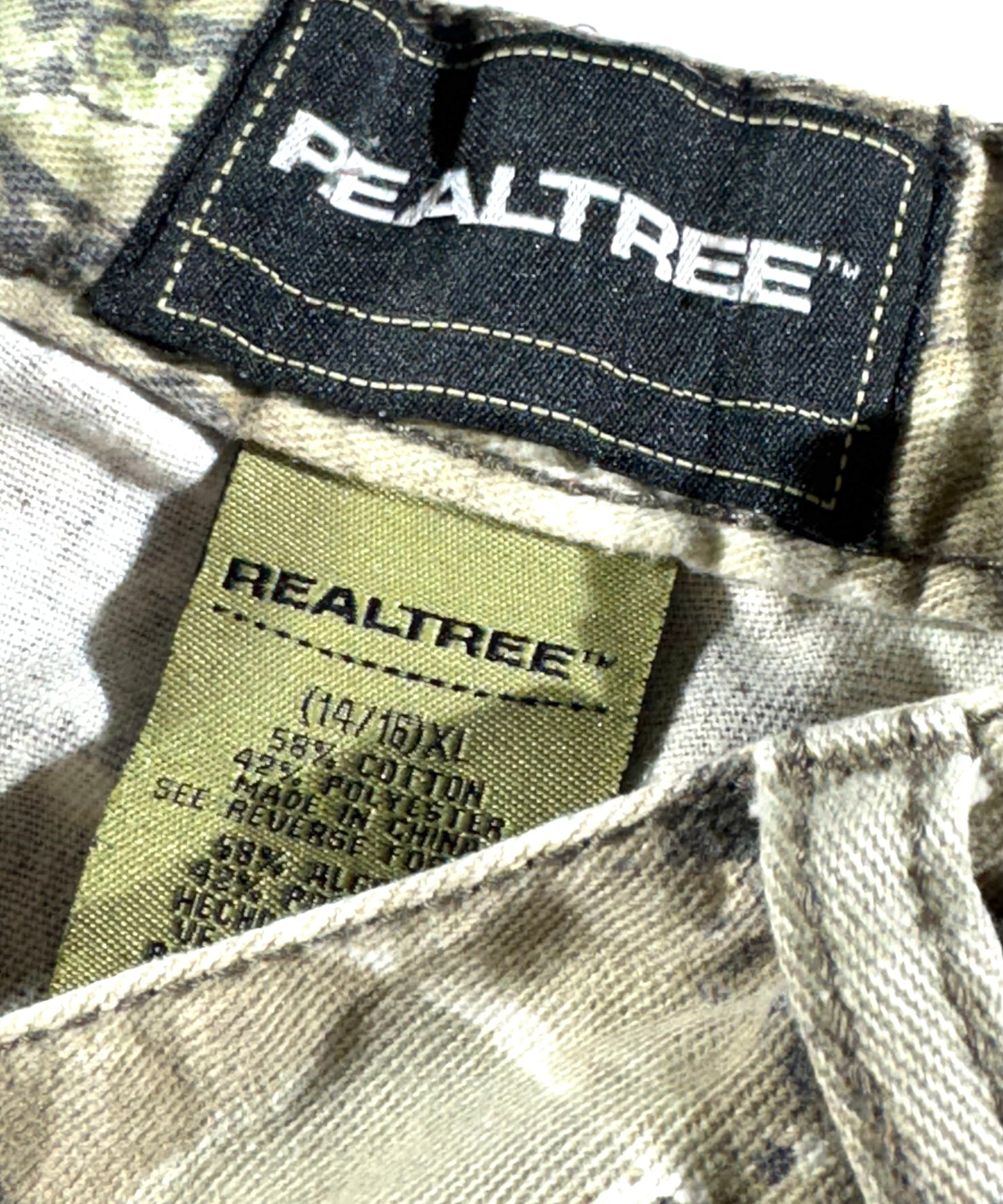 Vintage Real Tree Pants Stretchy Waist Comfy